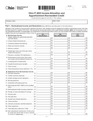 soce 2023 form|Ohio Form IT 2023 (Income Allocation and Apportionment Nonresident.